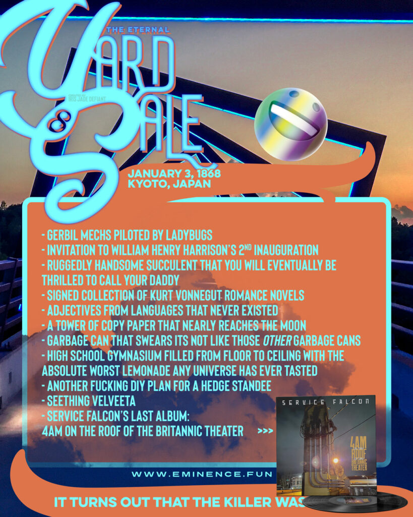 The Eternal Yard Sale for November 12, 2021