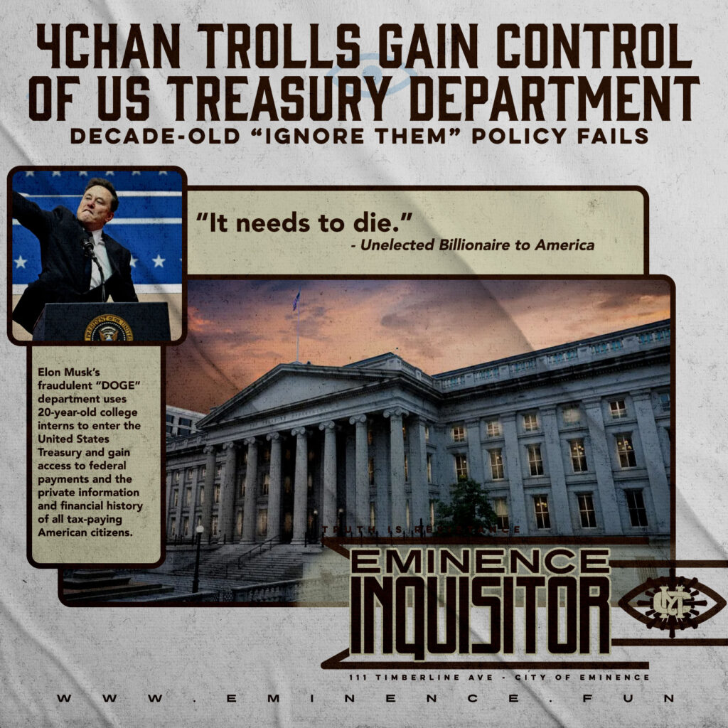 4chan Trolls Gain Control of US Treasury