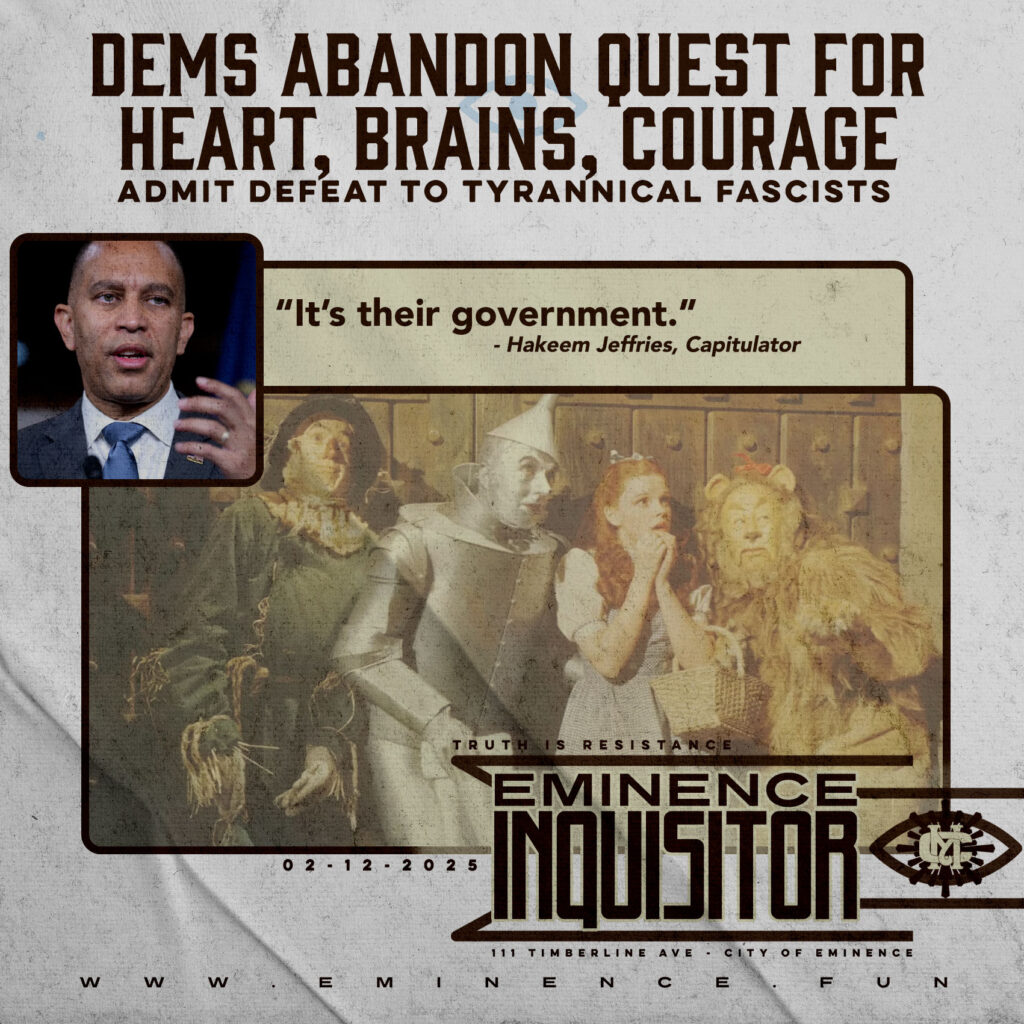 Dems Abandon Quest for Heart, Brains, Courage