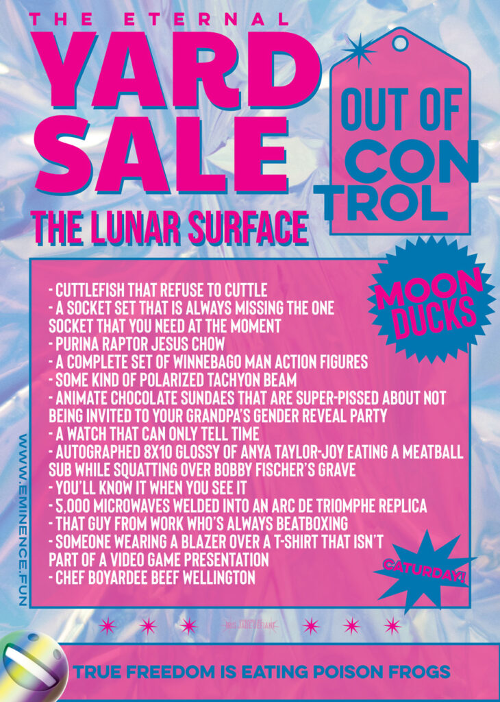 The Eternal Yard Sale for September 24, 2021