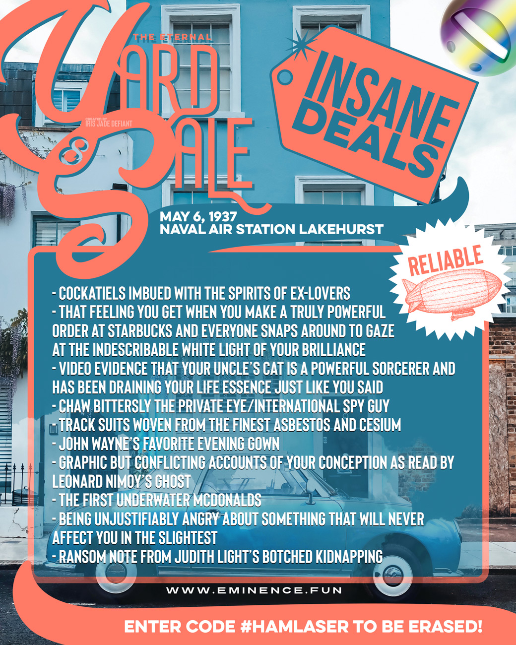 The Eternal Yard Sale for October 22, 2021