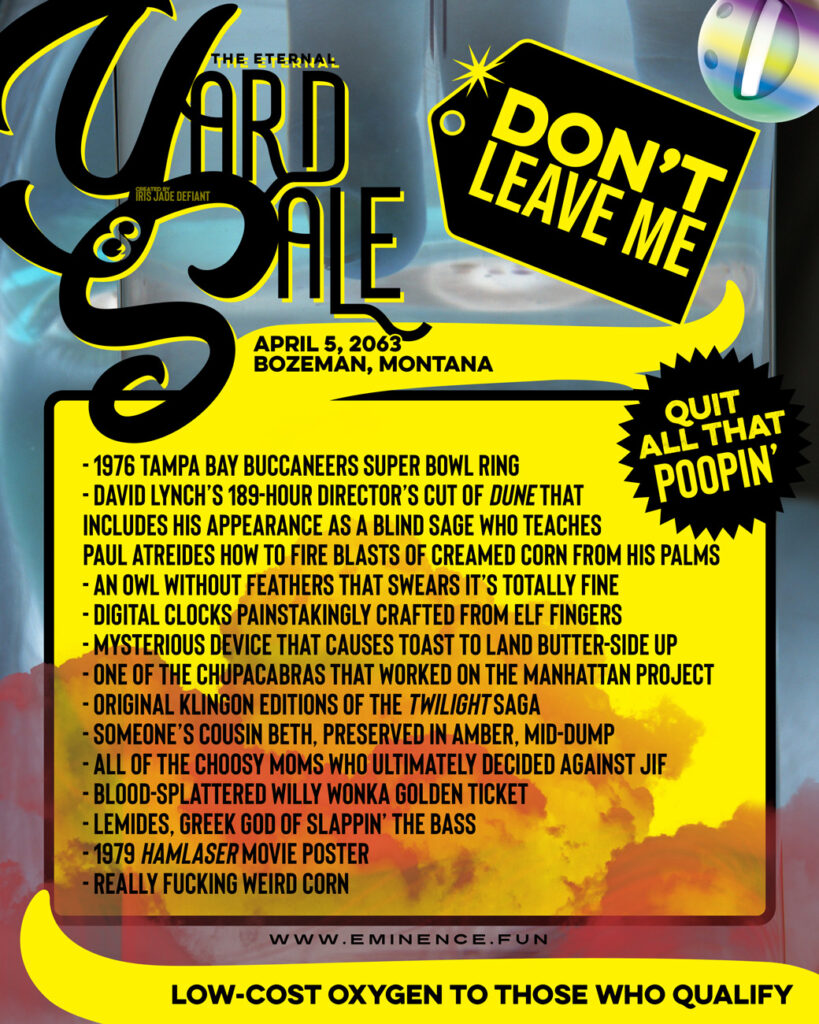 The Eternal Yard Sale for October 29, 2021